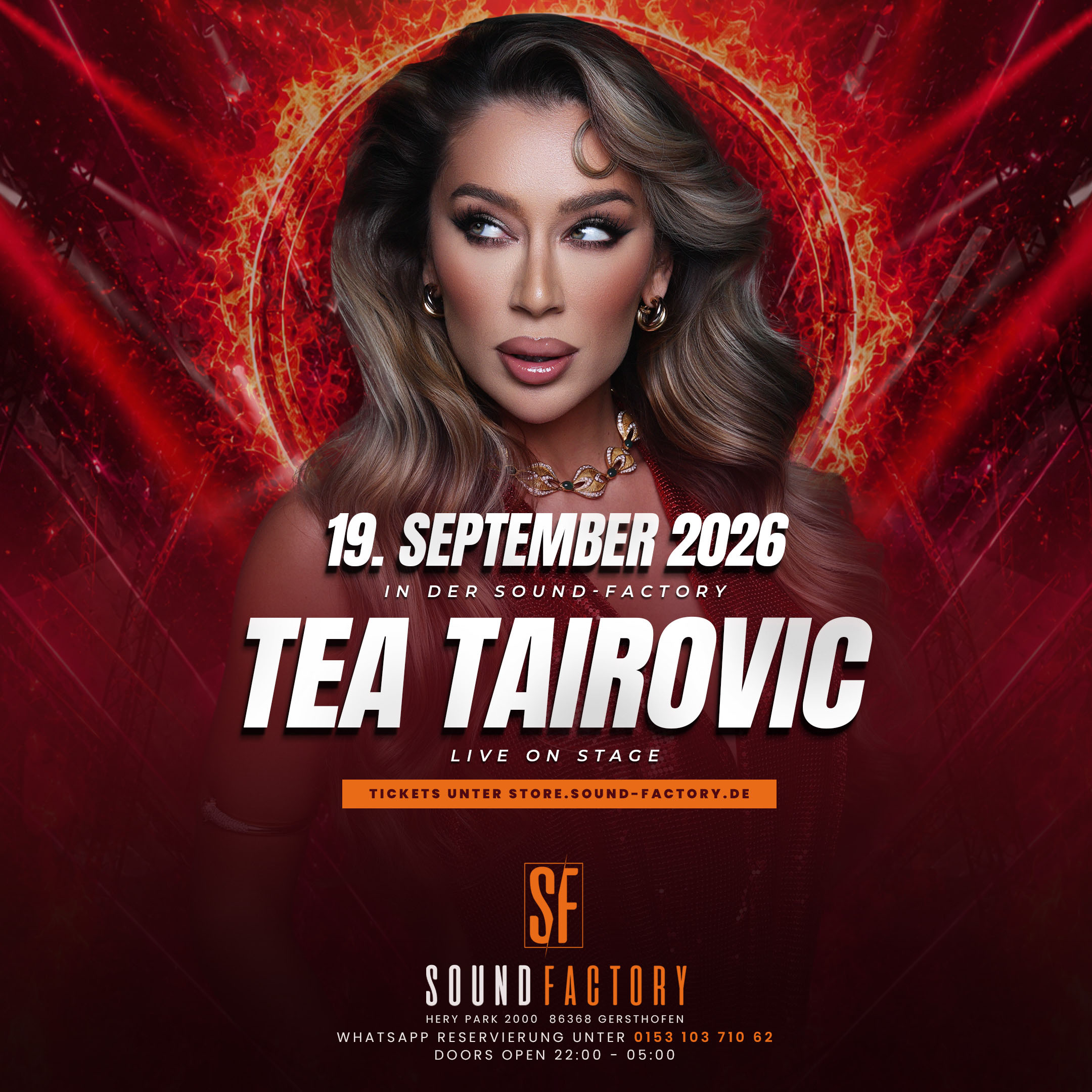 Tea Tairovic live Deutschland Augsburg